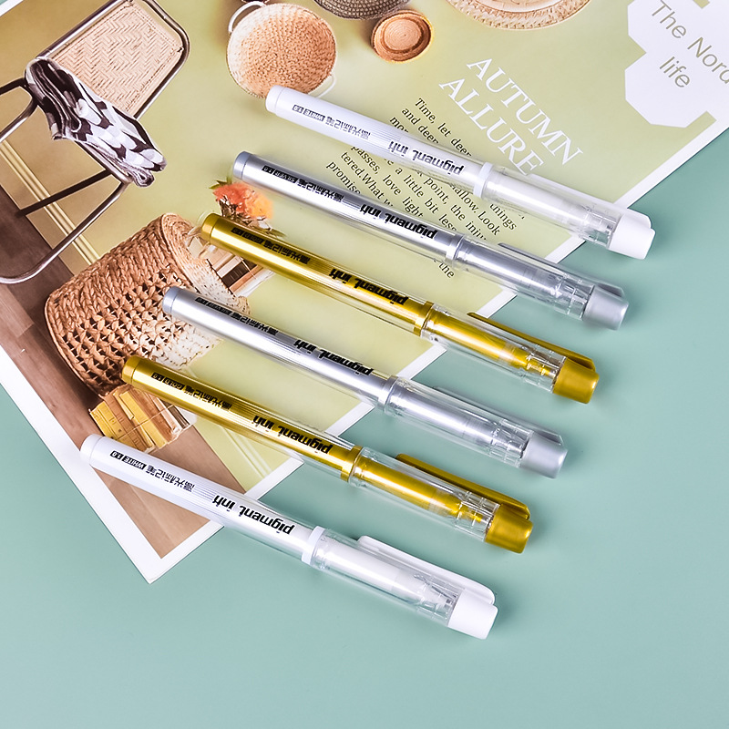 Gel Ink Pen Set - 3 unids/set 1,0mm rotulador resaltador tinta