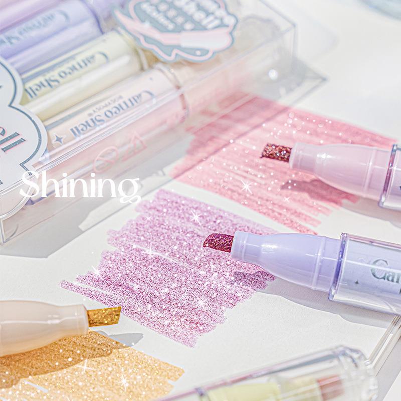 Highlighter Set Pastel - Juego de 4 colores de resaltadores