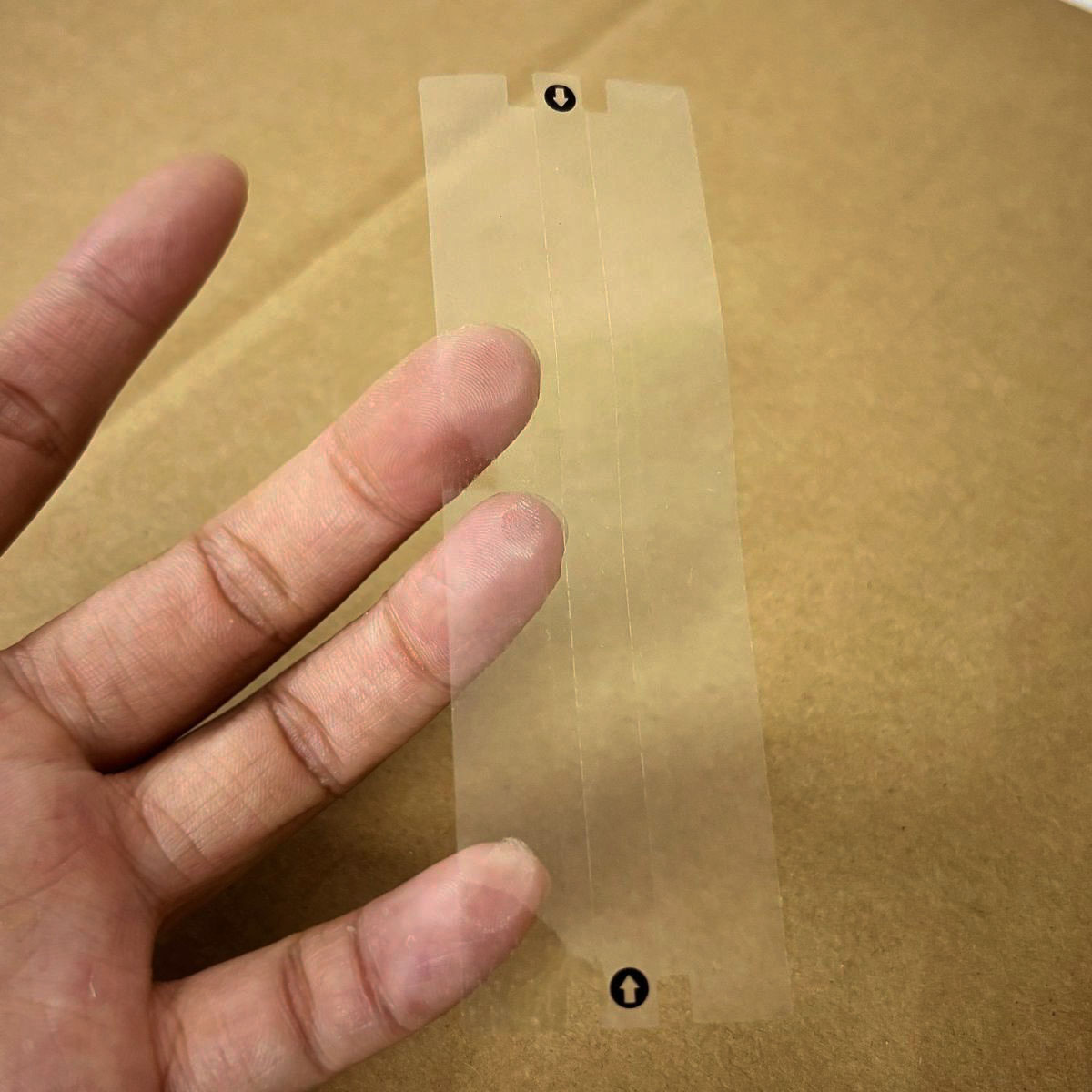 Label Printer Tape - Cinta adhesiva transparente VOID de 36/72