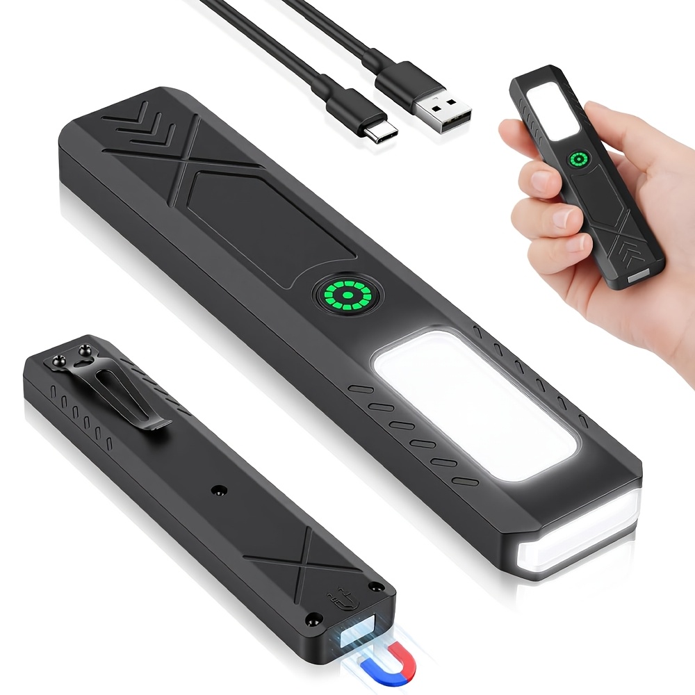 Stationery Supply - Linterna LED recargable de mano, minilinterna