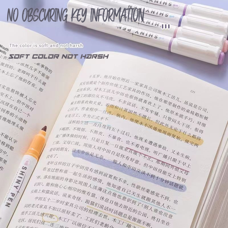 Paquete de 4 Marcadores Kawaii - Highlighter Set Pastel reseña y precio