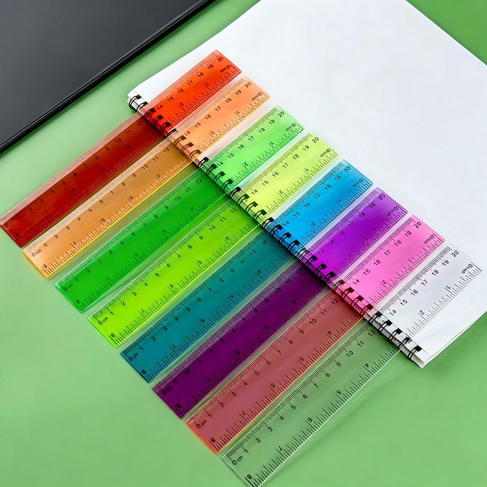 Regla de plástico de color ale - Ruler Set Transparent reseña y precio
