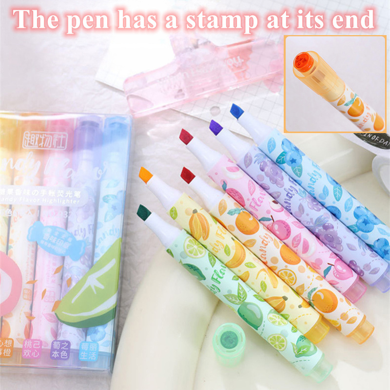 Resaltador perfumado de frutas - Highlighter Set Pastel reseña y precio
