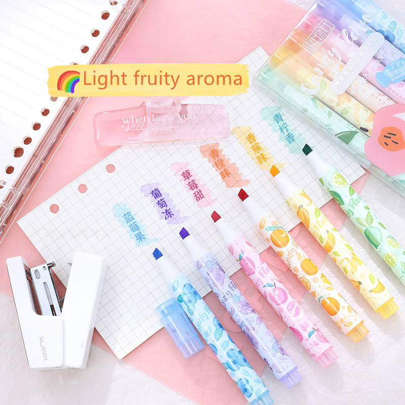 Resaltador perfumado de frutas - Highlighter Set Pastel reseña y precio