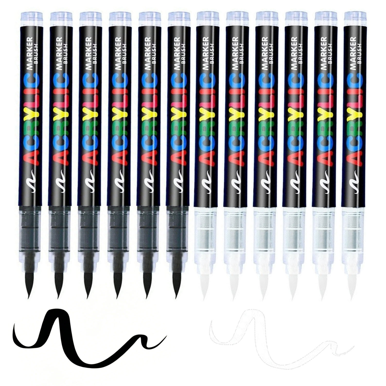 Juego de 12 Marcadores Acrílic - Whiteboard Marker Set reseña y precio