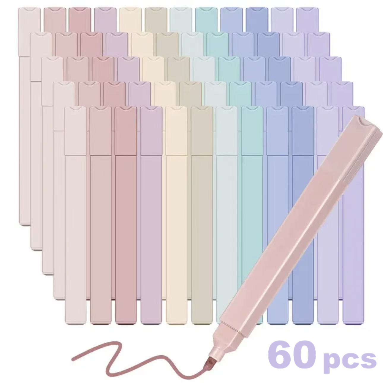 Set de 12/60 Marcadores Estéti - Highlighter Set Pastel reseña y precio