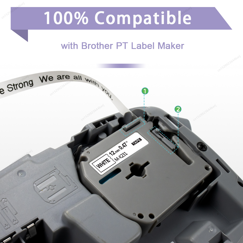 Paquete de 1/3/5 cintas M-K231 - Label Printer Tape reseña y precio