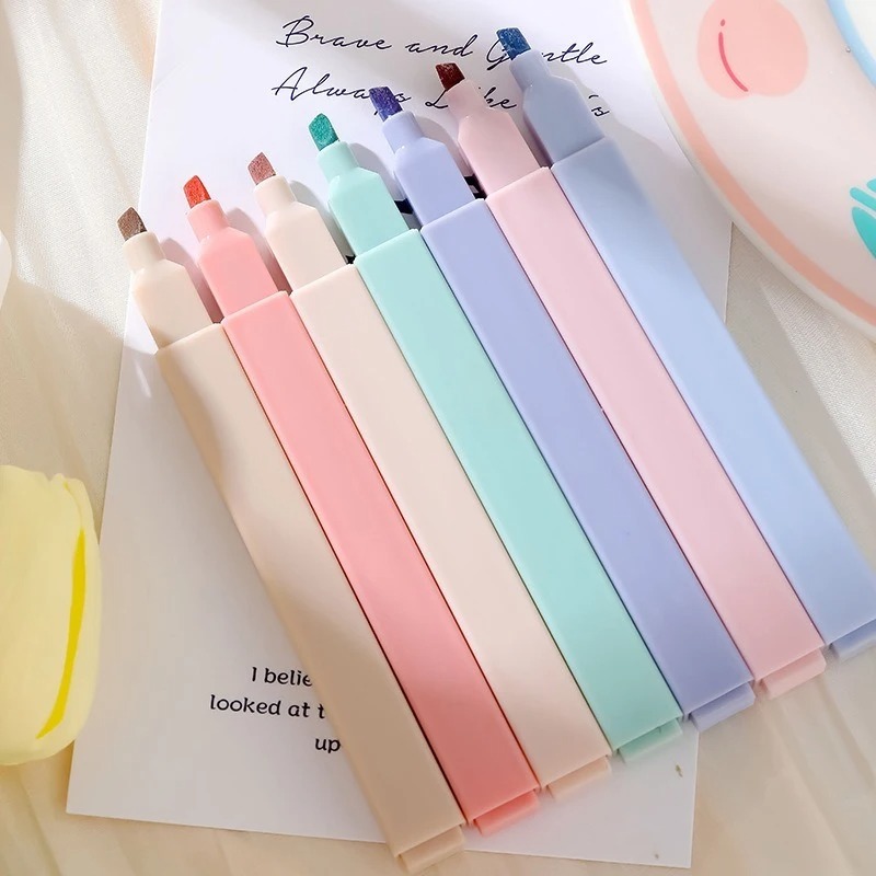 6 unids/set resaltador de Colo - Highlighter Set Pastel reseña y precio