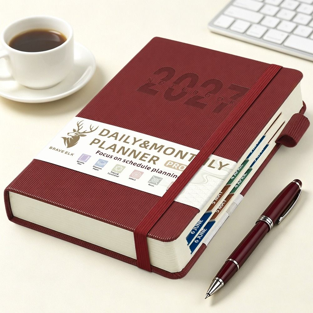 Agenda diaria tamaño A5, cuade - Journal Leather Hardcover reseña y precio