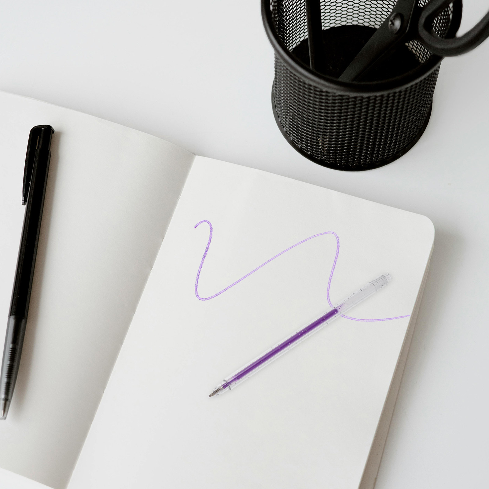 Juego de 8 bolígrafos con purp - Gel Ink Pen Set reseña y precio