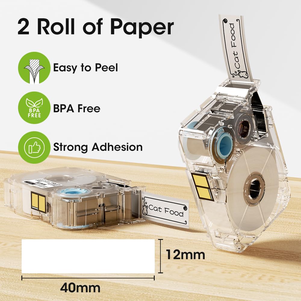 Cinta para Impresora de Etique - Label Printer Tape reseña y precio