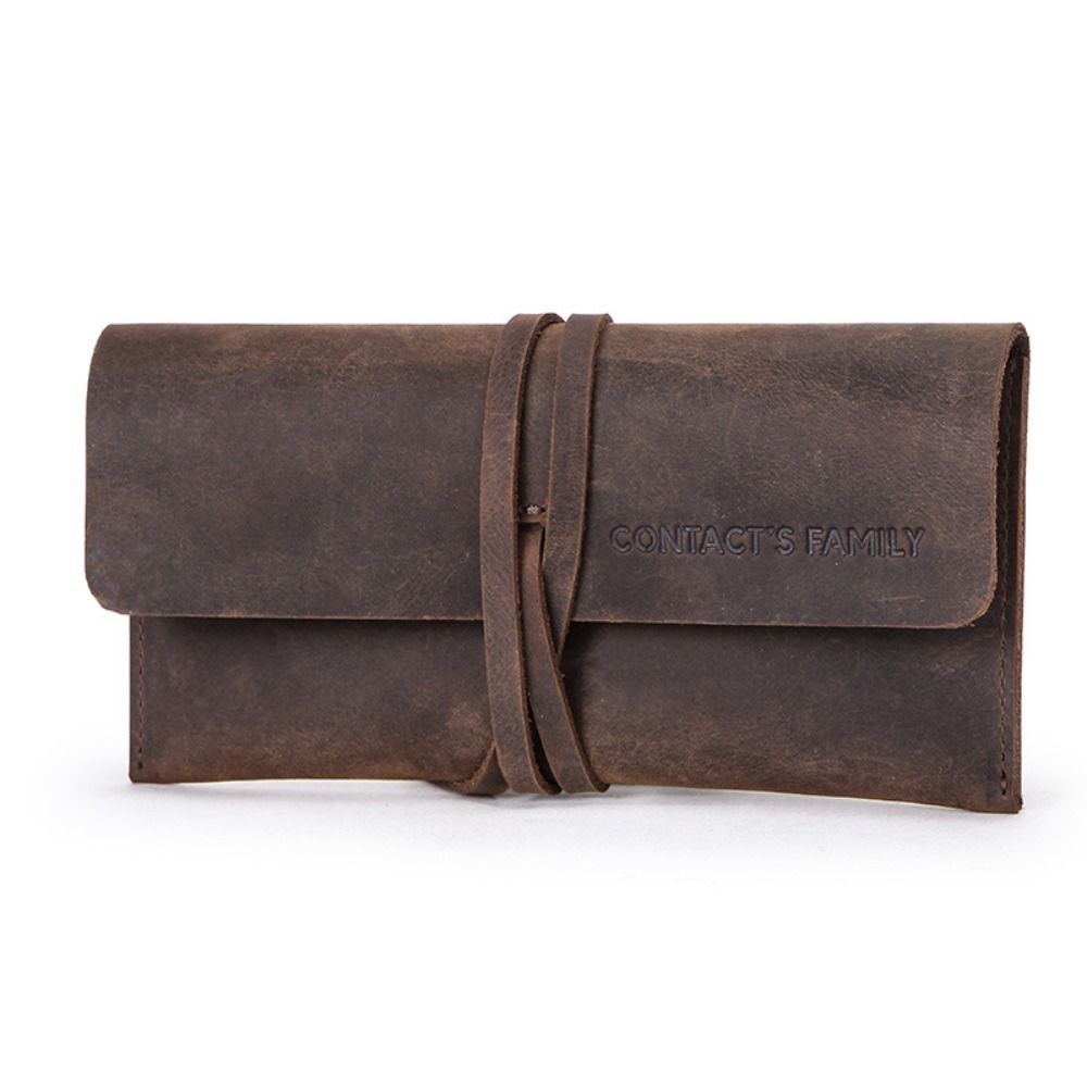 Estuche de lápices de cuero re - Pen Pouch Roll reseña y precio