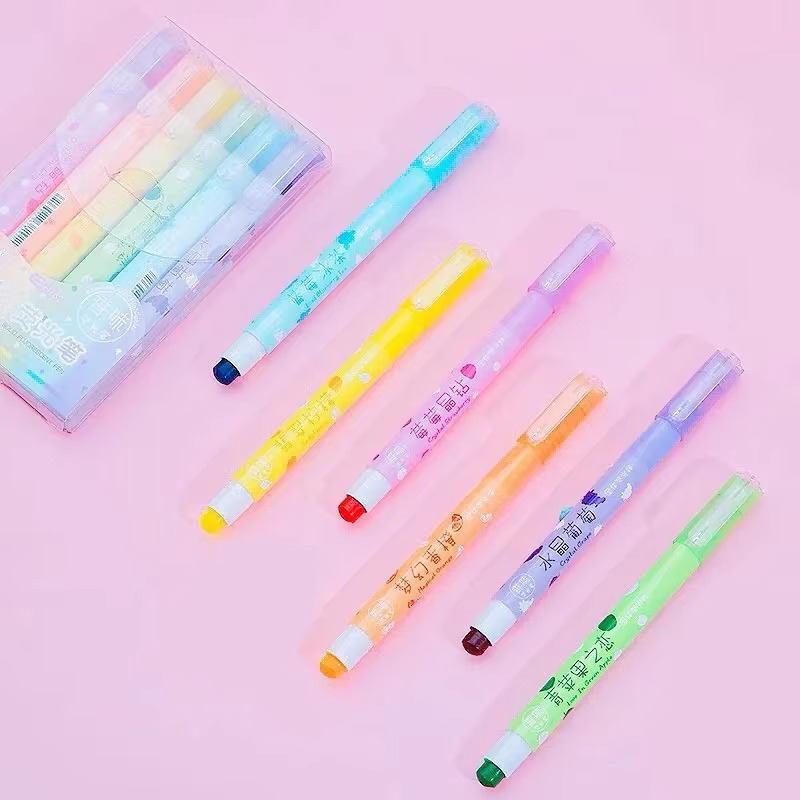 6 colores/juego de resaltadore - Highlighter Set Pastel reseña y precio